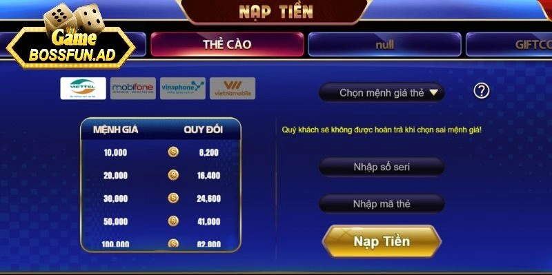 Các trường hợp giao dịch gặp sự cố và giải pháp bossfun