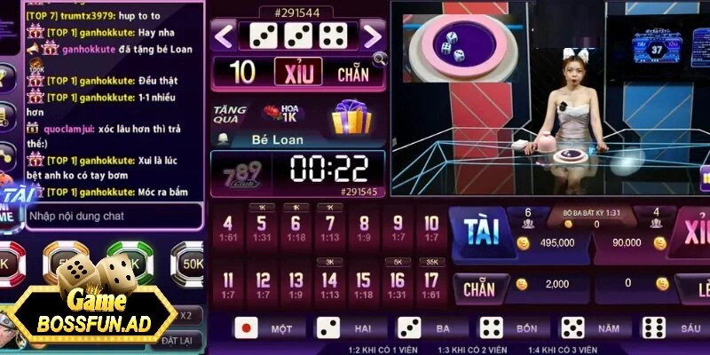Hướng dẫn tham gia và cách chơi live tài xỉu tại bossfun