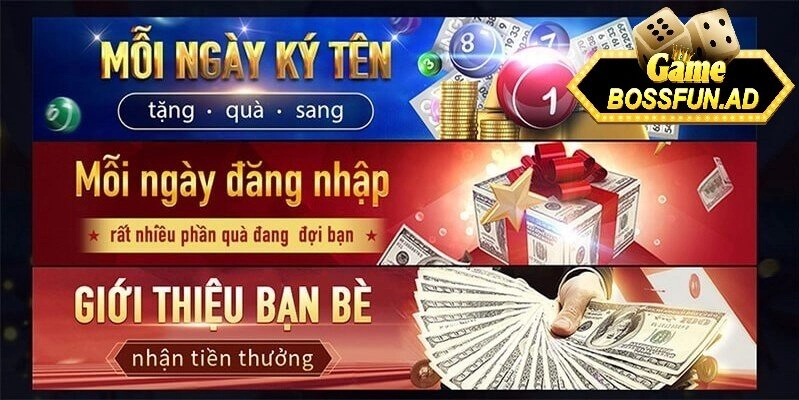 Khuyến mãi khi tải ứng dụng bossfun