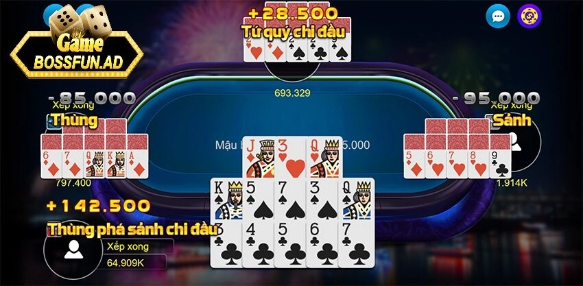 Luật chơi cơ bản và các quy định của cách chơi mậu binh tại bossfun